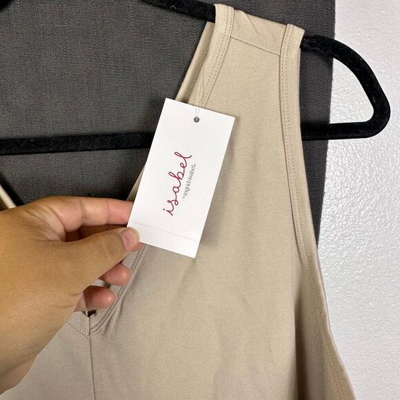 Isabel by Ingrid + Isabel | Maternity Tan Dress - Picture 2 of 6